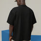 Black oversized tee back pic