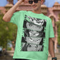 Men's Mint Oversized T-shirt - Anime Eyes