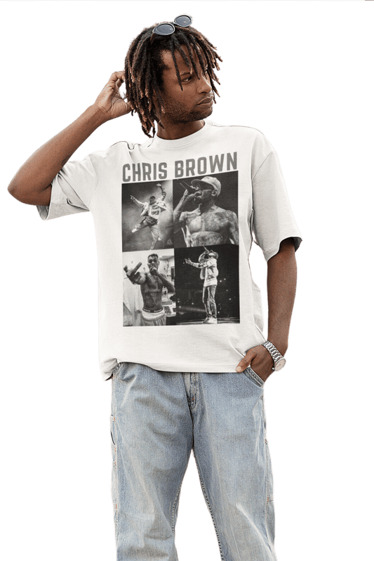 Men's Oversized T-shirt in White - Chris