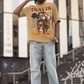 Men's Oversized T-shirt in Beige - Travis Scott Astroworld