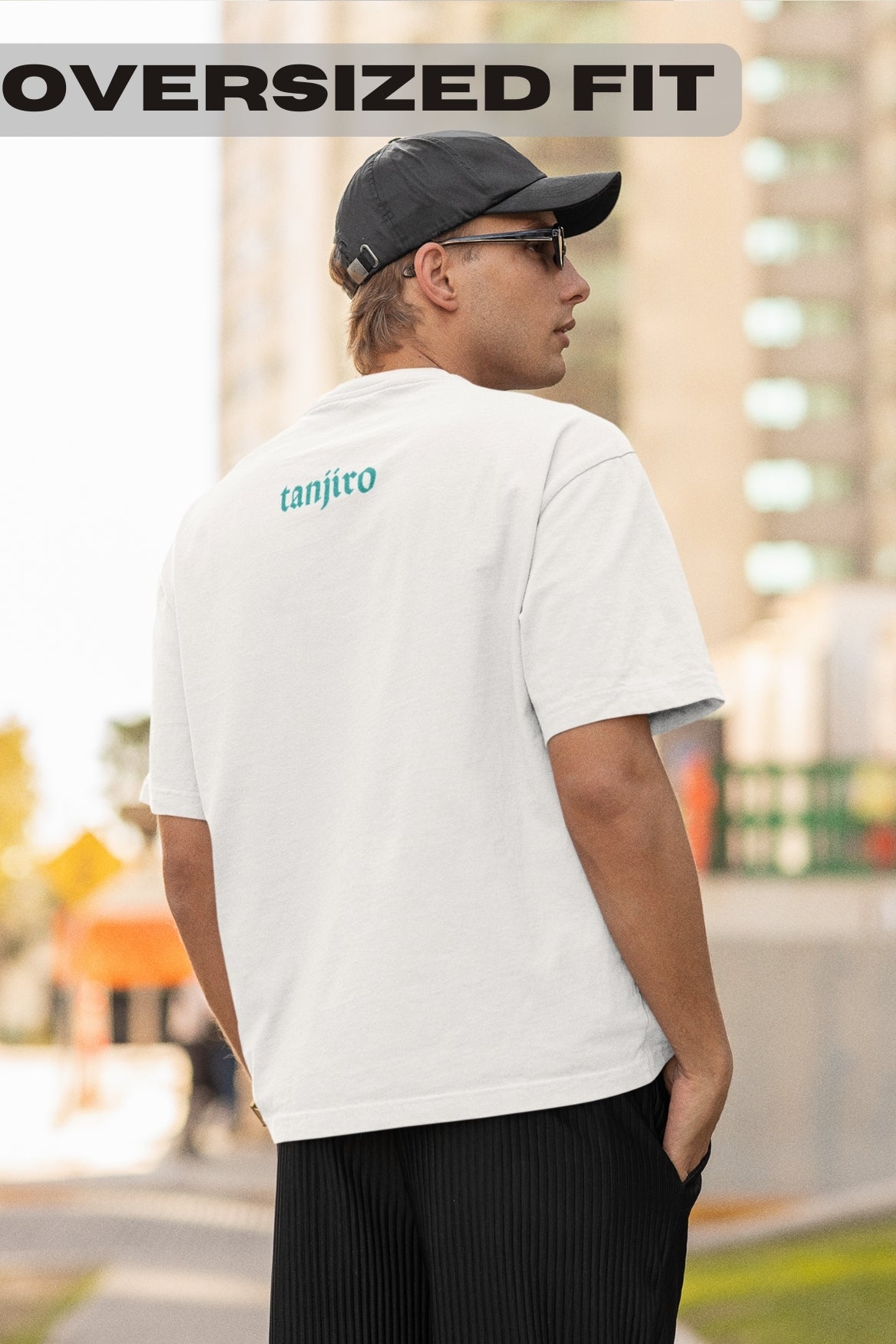 Tanjiro design White tshirt