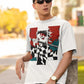 Tanjrio Kamado Oversized fit white tshirt