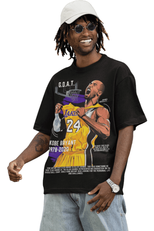 Kobe GOAT Black Oversized T-shirt