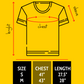 Men's Oversized Tshirt Size Chart