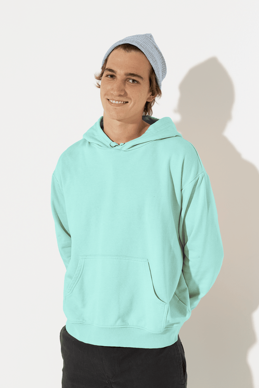 Hooded Sweatshirt in Mint color