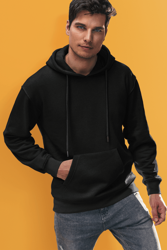 Unisex Hoodie in Black color